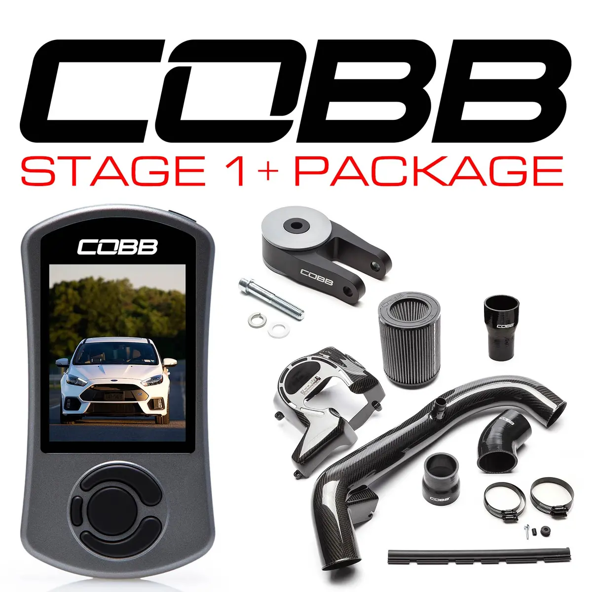 Cobb Ford Stage 1+ Carbon Fiber Power Package Focus Rs 2016-2018 1