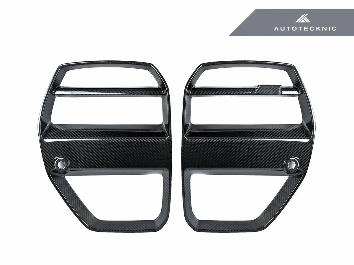 Autotecknic Dry Carbon Motorsport V1 Front Grille Set - G80 M3 | G82/ G83 M4 1