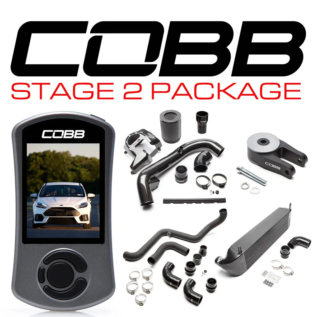 Cobb Ford Stage 2 Power Package Black Focus Rs 2016-2018 1