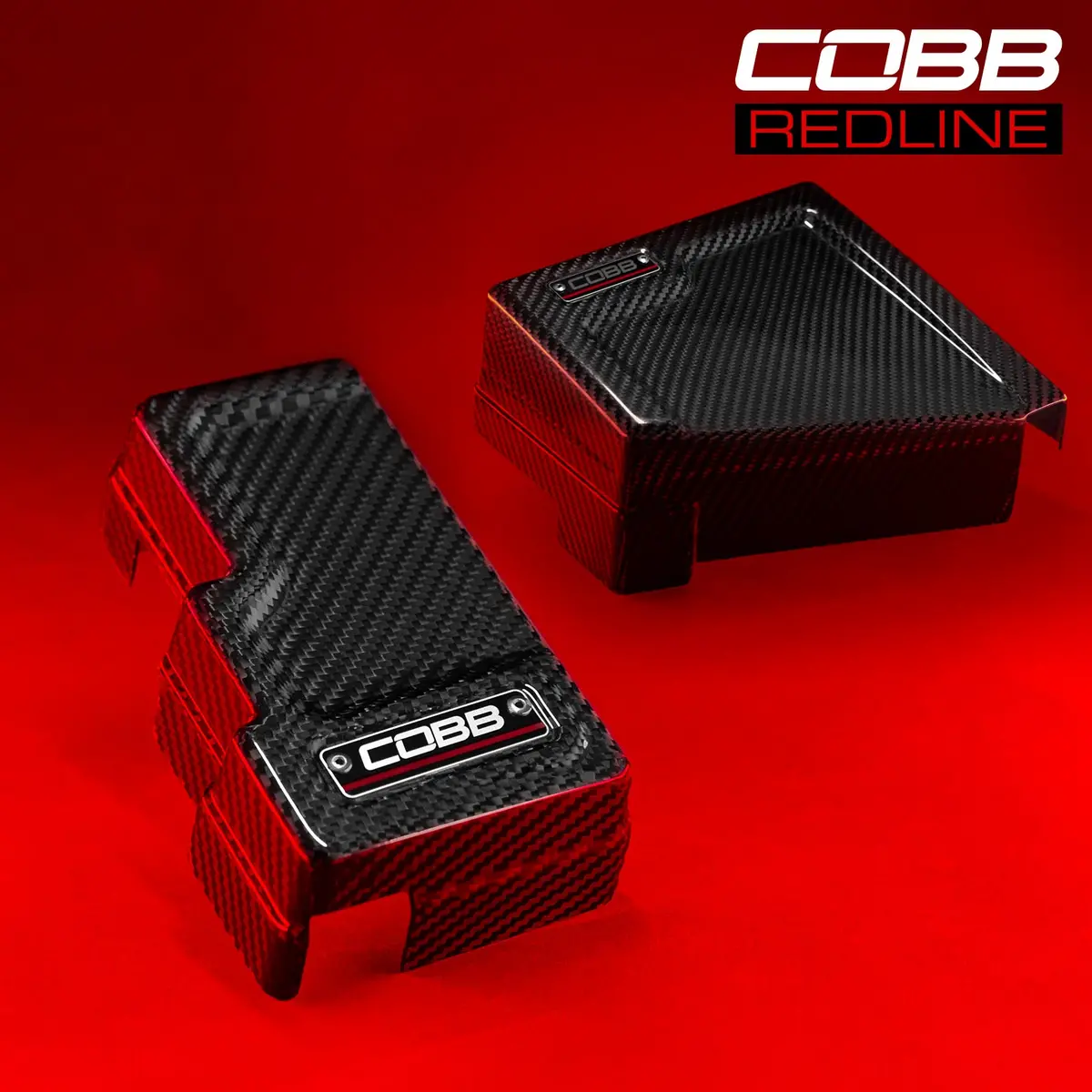 Cobb Subaru Redline Gloss Carbon Fiber Fuse Cover Kit Wrx 2022-2025 1