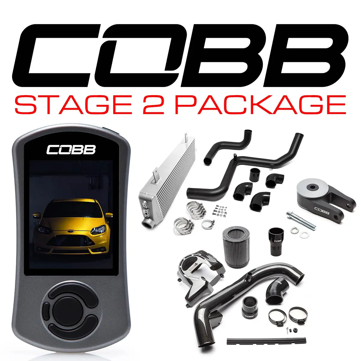 Cobb Ford Stage 2 Carbon Fiber Power Package Focus St 2013-2018 1