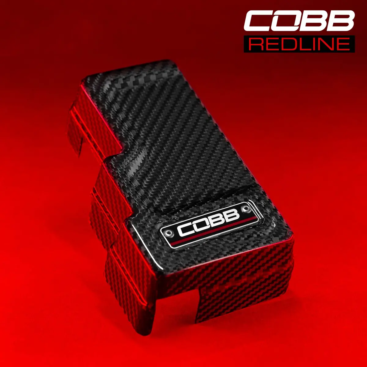 Cobb Subaru Redline Gloss Carbon Fiber Fuse Cover (Passenger Side) Wrx 2022-2025 1