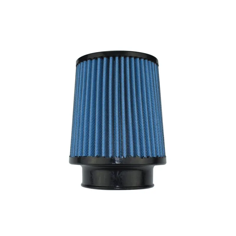 Injen Amsoil Replacement Nanofiber Dry Air Filter 2.75 Flange Diameter/ 4.5 Base/ 5.5 Tall/ 50 Pleat 1