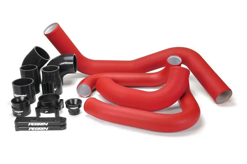 Perrin 22-26 Subaru Wrx Front Mount Intercooler Boost Tube Kit - Red 1