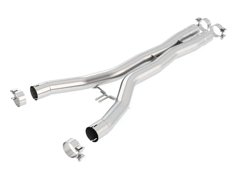 Borla 2014 Chevy Corvette Stingray X-Pipes (Smog Legal Cut And Clamp) 1