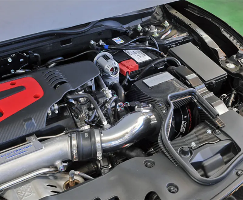 Hks Drycarbon Full Cold Air Intake Kit Fk8 K20c - Requires Ecu Recalibration 1