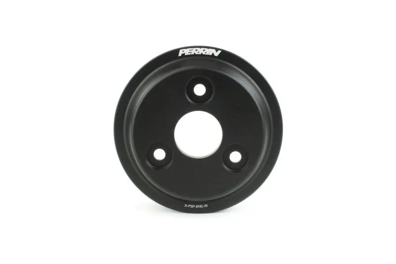 Perrin 22-25 Subaru Wrx / 21-25 Crosstrek / 20-25 Lgt/Obxt/Fxt Lightweight Water Pump Pulley - Black 1