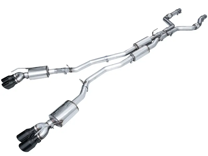 Awe Tuning 2020+ Ford Explorer St Touring Edition Exhaust W/ Diamond Black Tips 1