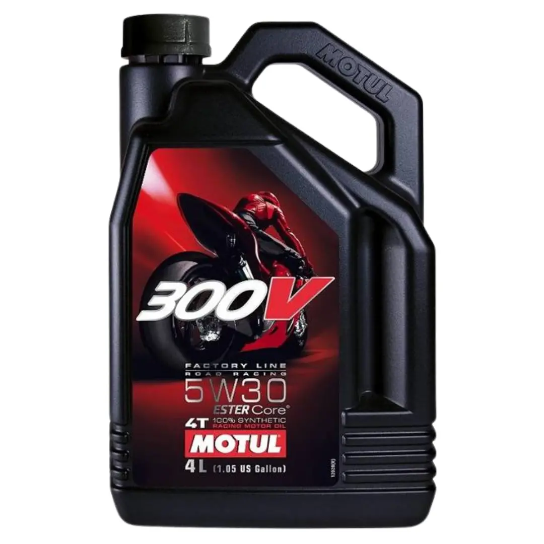 Motul 300V Factory Line Road Racing 5W30 100% Synthetic Oil 104111 4L 1