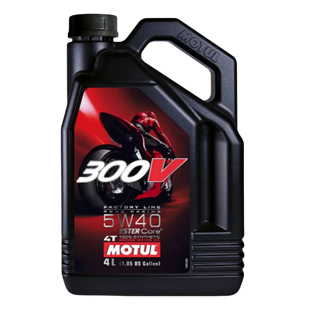 Motul 300V Factory Line Road Racing 5W40 100% Synthetic Oil 104115 4L 1