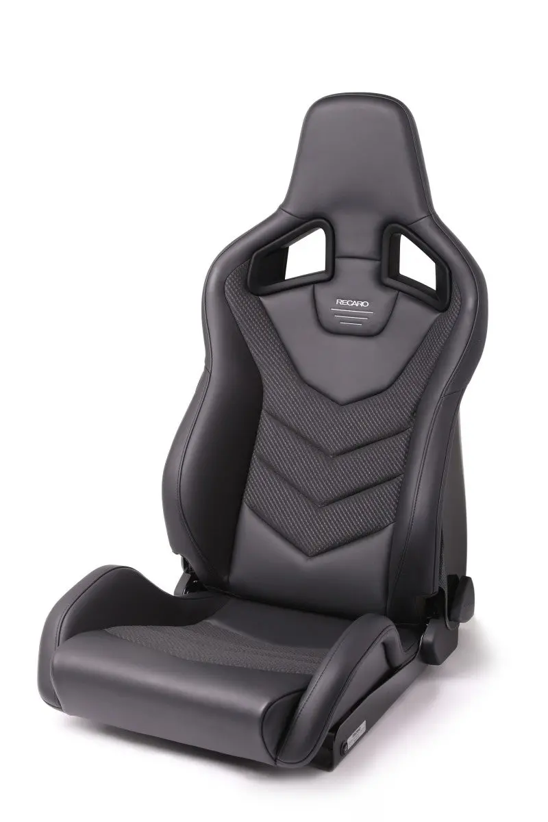 Recaro Sportster Gt Passenger Seat - Black Leather/Carbon Weave 1
