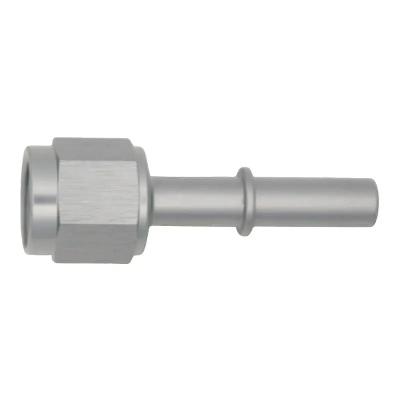 Deatschwerks 6An Female Flare Swivel To 5/16In Male Efi Quick Disconnect - Anodized Dw Titanium 1