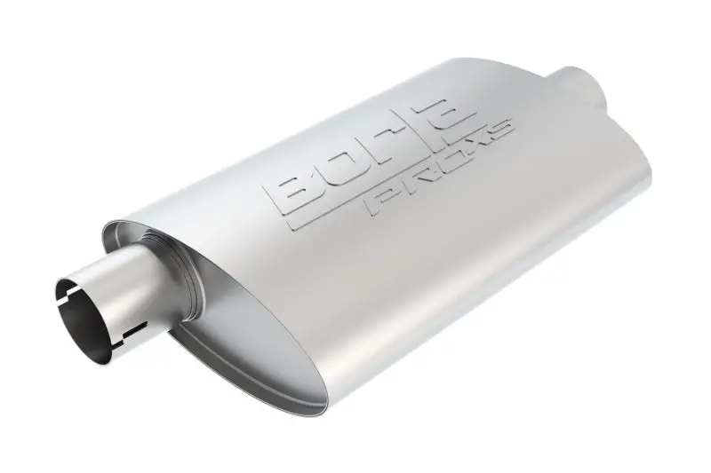 Borla Universal Center/Offset Oval 2.25In Tubing 14In X 4In X 9.5In Pro-Xs Notched Muffler 1