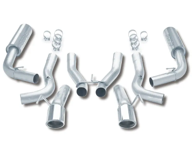 Borla 96-02 Viper Gts/R/T-10 Coupe/Convertible 2Dr W/ 2.5In Inlets Ss Catback Exhaust System 1
