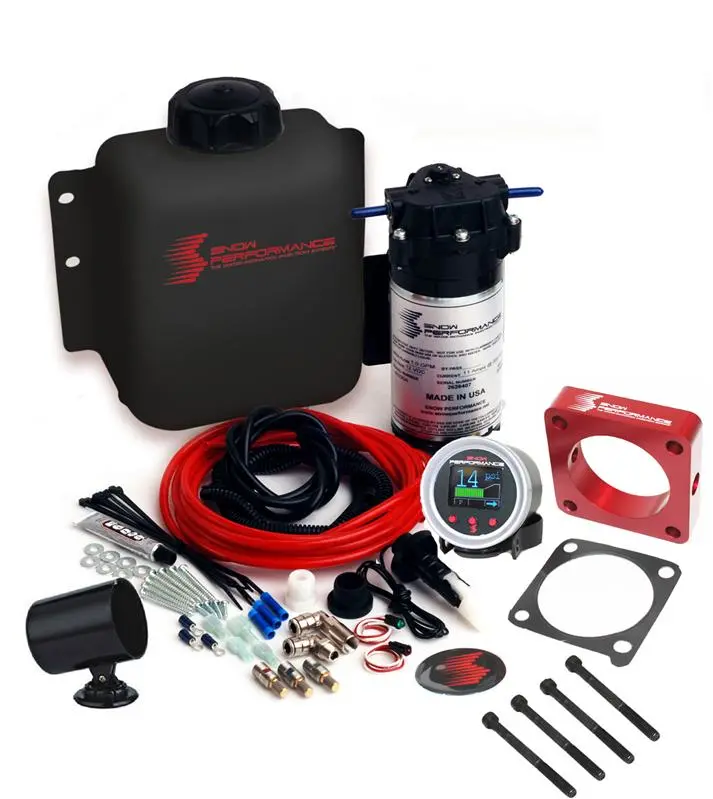 Snow Performance 08+ Charger Stg 2 Boost Cooler F/I Water Injection Kit (Ss Braided Line & 4An) 2