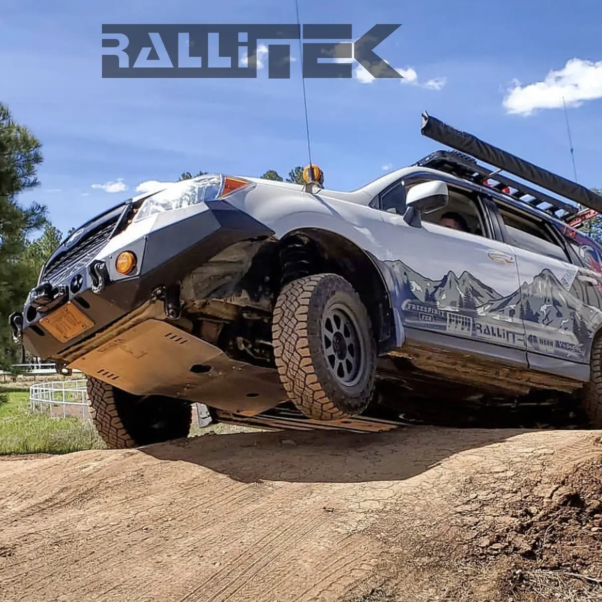 Rallitek Front Skid Plate - Fits 14-18 Subaru Forester 2.5I 6