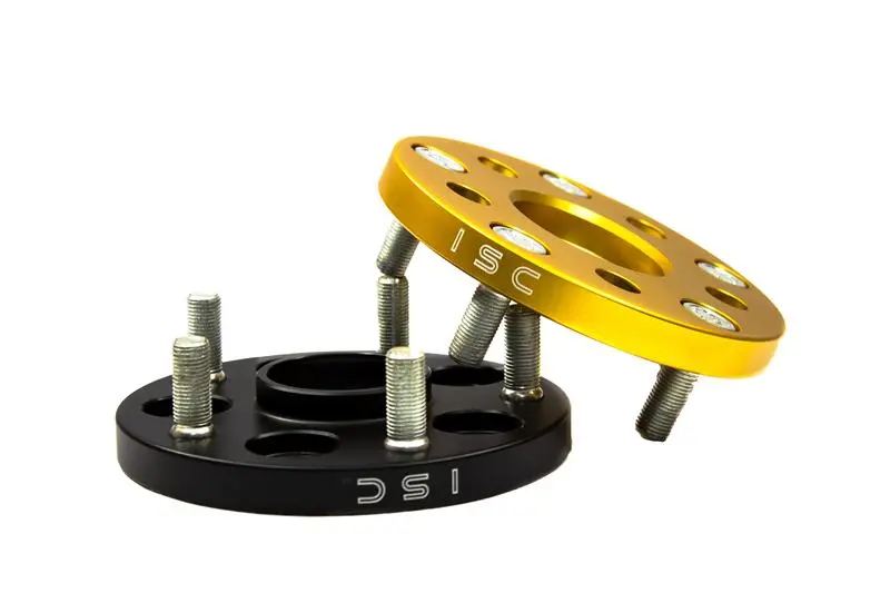 Isc Suspension 5X100 Hub Centric Wheel Spacers 25Mm Black (Pair) 1