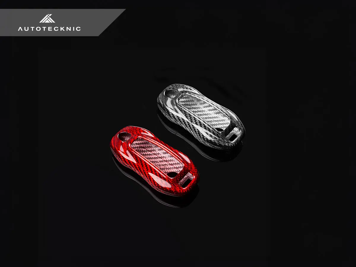 Autotecknic Dry Carbon Key Remote Trim - Porsche Macan Ev 2024-Up 1