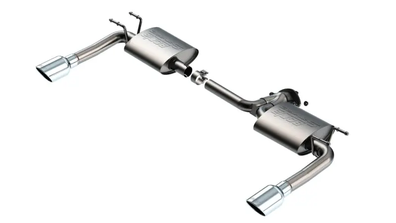 Borla 19-23 Mazda 3 Na / 21-23 Mazda 3 Turbo S-Type Axle Back Exhaust W/ 4In Tips 1