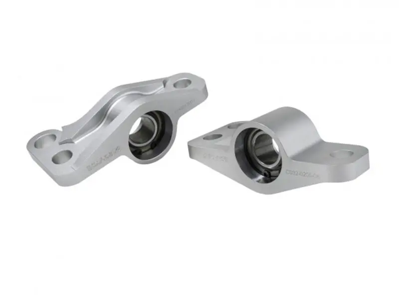 Skunk2 96-00 Honda Civic Front Spherical Bushing Compliance Bracket - Clear 1