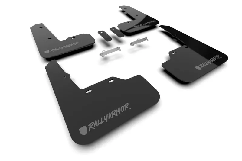 Rally Armor 22-26 Subaru Wrx Black Ur Mud Flap Altered Font Dark Grey Logo 1