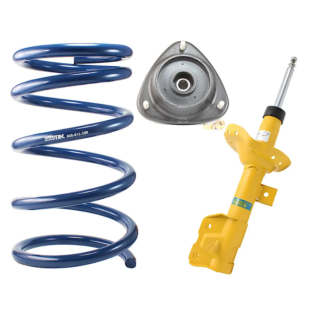 Rallitek 1/4" Front Sport Springs & Bilstein B6 Struts - Fits 2013-2017 Subaru Crosstrek Xv 2