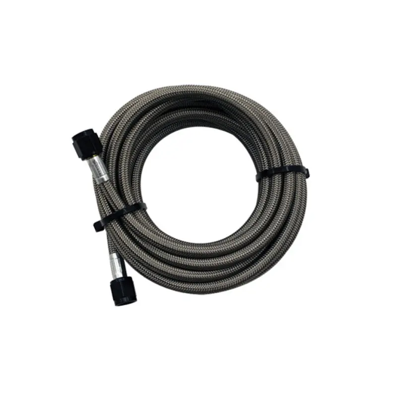 Snow Performance 5Ft Stainless Steel Braided Water Line (4An Black) 1