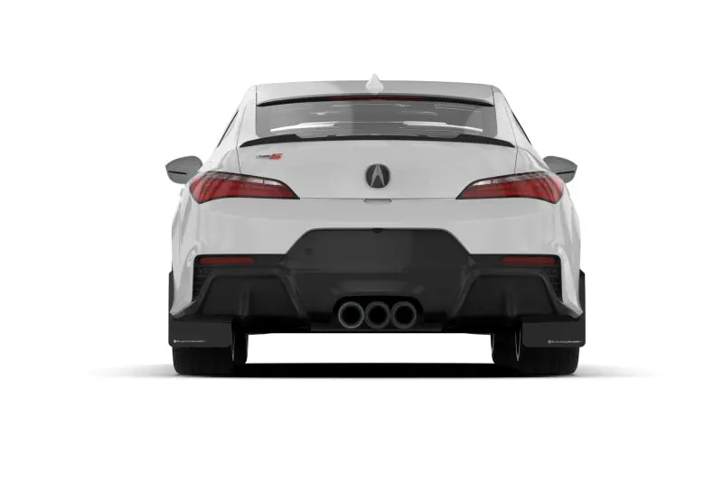 Rally Armor 23-26 Acura Integra Type S Black Mud Flap W/White Logo 2