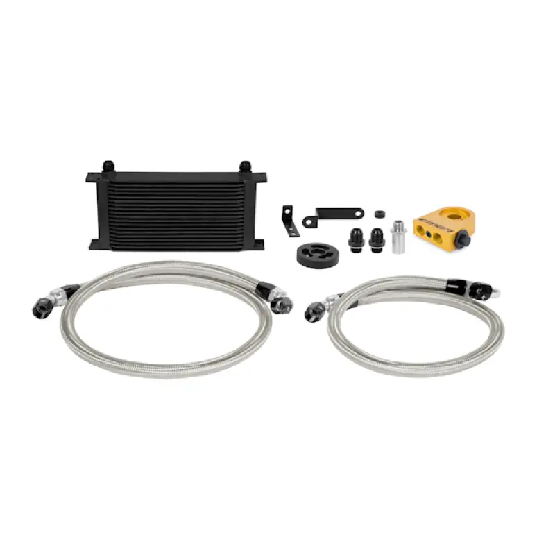 Mishimoto 08-14 Subaru Wrx Thermostatic Oil Cooler Kit - Black 1