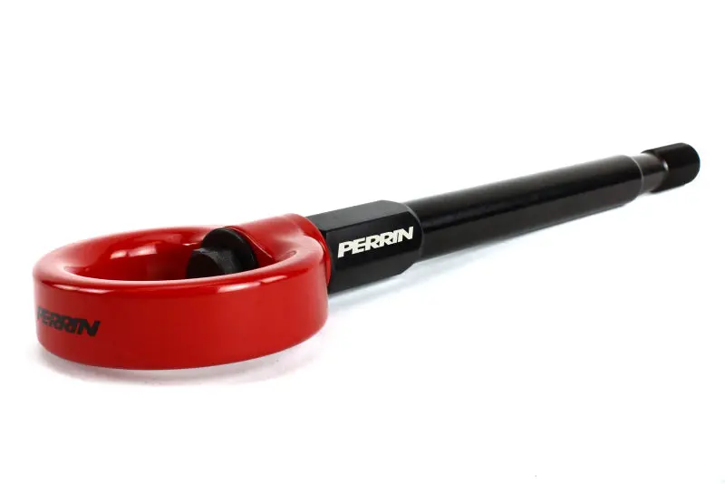 Perrin 08-14 Subaru Wrx & Sti / 08-11 Impreza / 05-09 Legacy Tow Hook Kit (Front) - Red 2