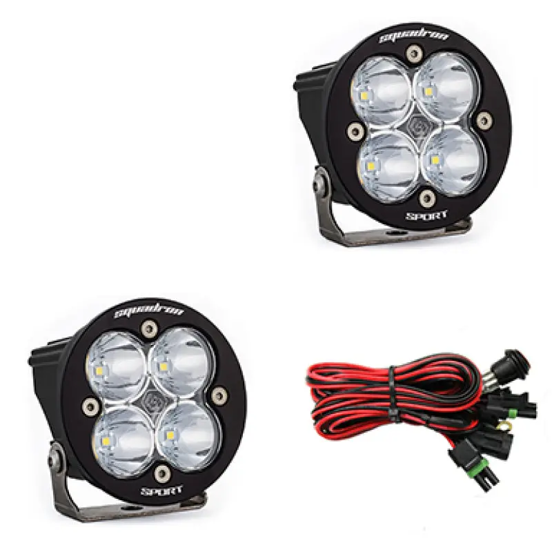 Baja Designs Squadron R Sport Led Spot Pair Light Pods - Clear 1
