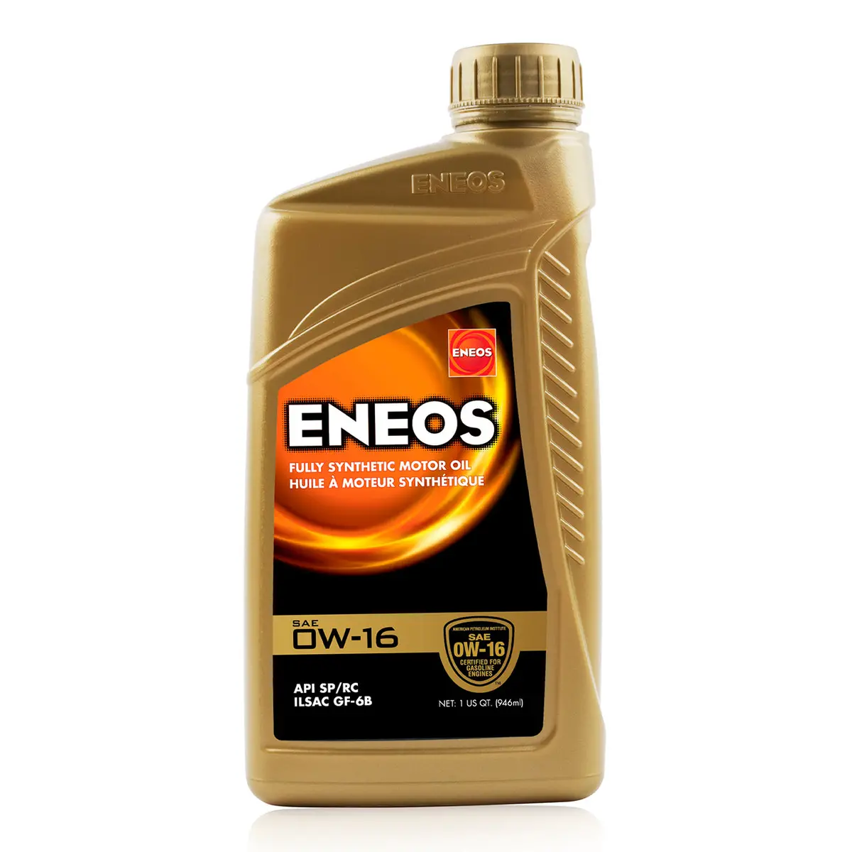 Eneos 0W-16 Fully Synthetic Motor Oil (1-Quart, Single Pack) 1