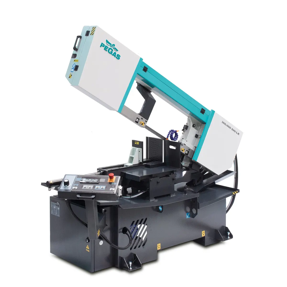 Semiautomatic Band Saw Pegas 360X500 Shi-Lr, Dual Mitre Metal Cutting Saw 1