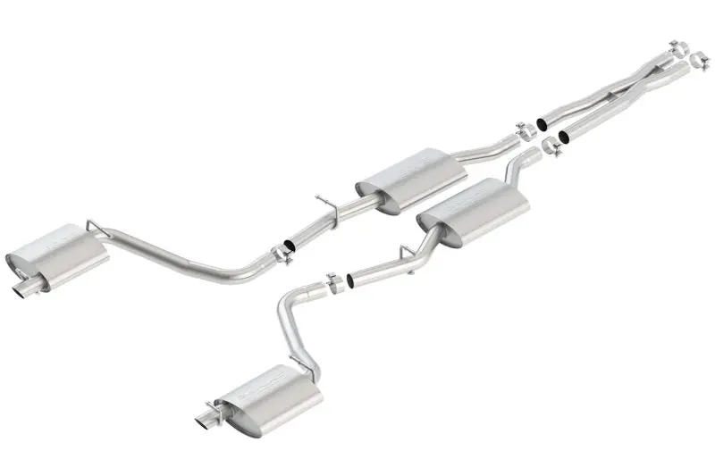 Borla 2015 Dodge Challenger 3.6L V6 S-Type Catback Exhaust No Tips Factory Valance 1