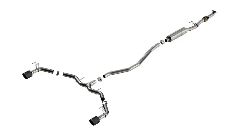 Borla 2023 Integra/22-23 Civic Si 1.5L 4 Cyl. Mt Fwd 4Dr 2.50In S-Type Catback Exhaust Carbon Fiber 1