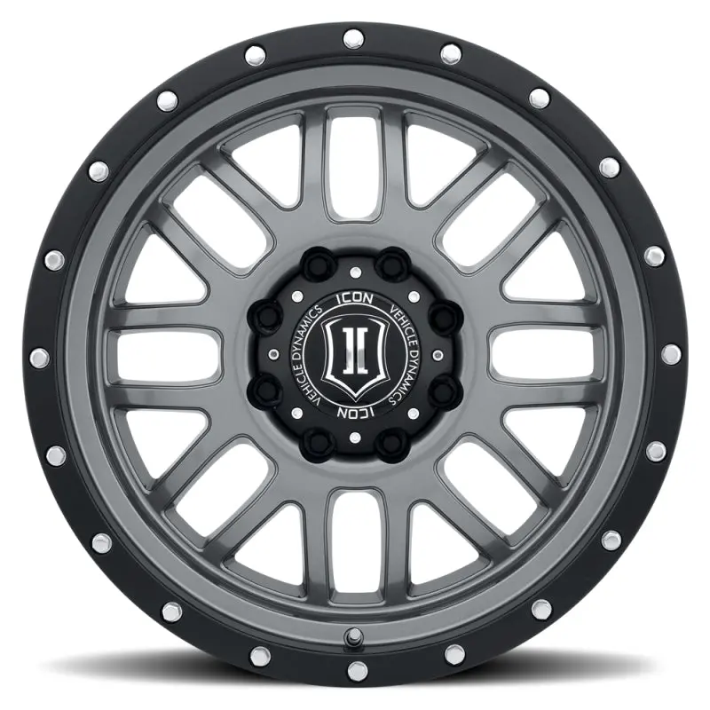 Icon Alpha 20X9 8X180 12Mm Offset 5.5In Bs Gunmetal Wheel 2