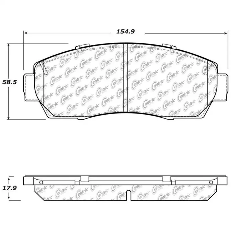 Stoptech Street Touring 11-15 Honda Crosstour/Odyssey Front Brake Pads 1