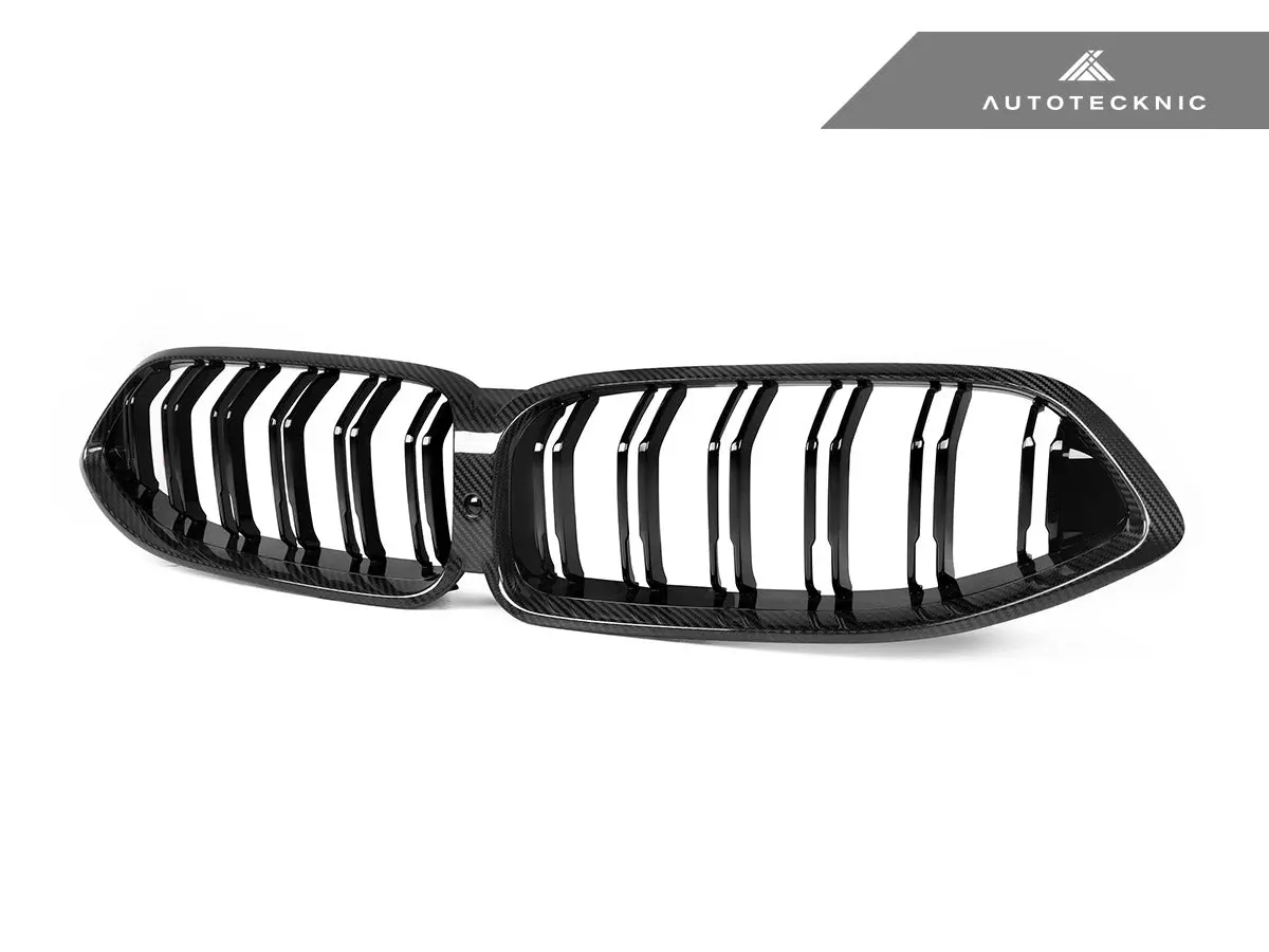 Autotecknic Dry Carbon Dual-Slats Front Grille - G14/ G15/ G16 8-Series 1