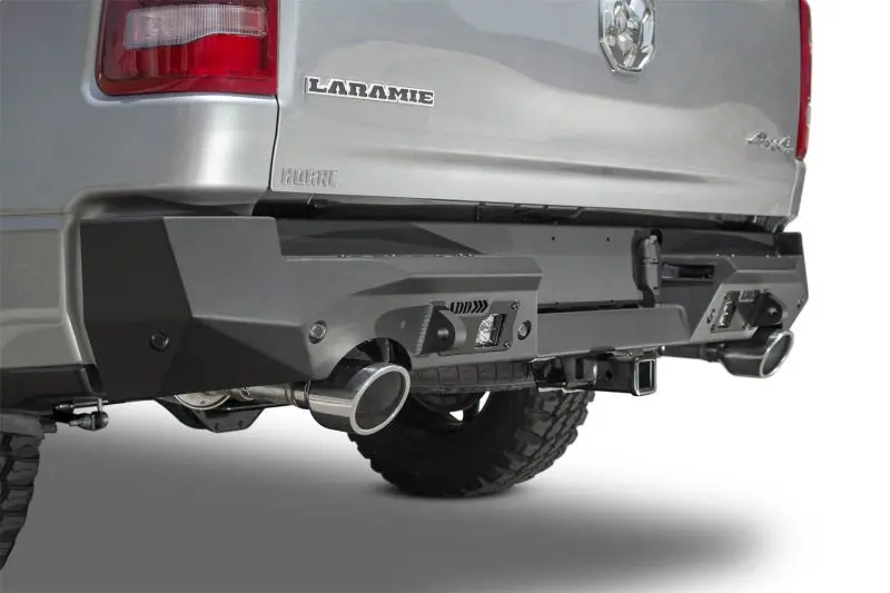 Addictive Desert Designs 2019 Ram 1500 Hammer Stealth Fighter Rear Bumper W/ 6 Sensor Cutouts 2