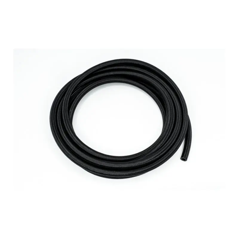Deatschwerks 6An Black Nylon Braided Cpe Hose 20 Feet 1