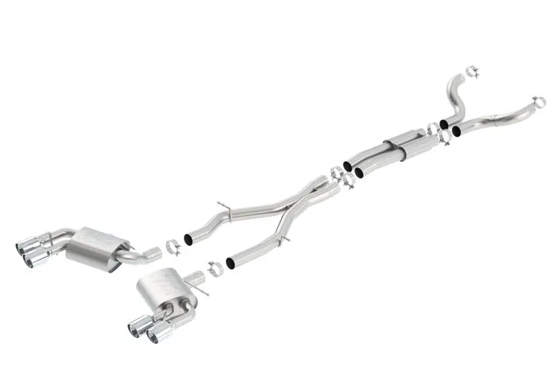 Borla Chevy 16-17 Camaro 6.2L Atak Catback W/ Dual Tips (Npp) Dual Split Rear Exit 1