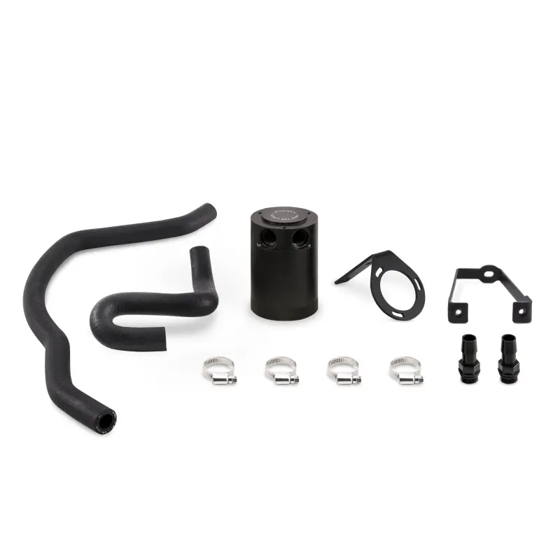 Mishimoto 2015+ Dodge Charger / 2015+ Chrysler 300C 6.4L Direct Fit Oil Catch Can Kit - Black 1
