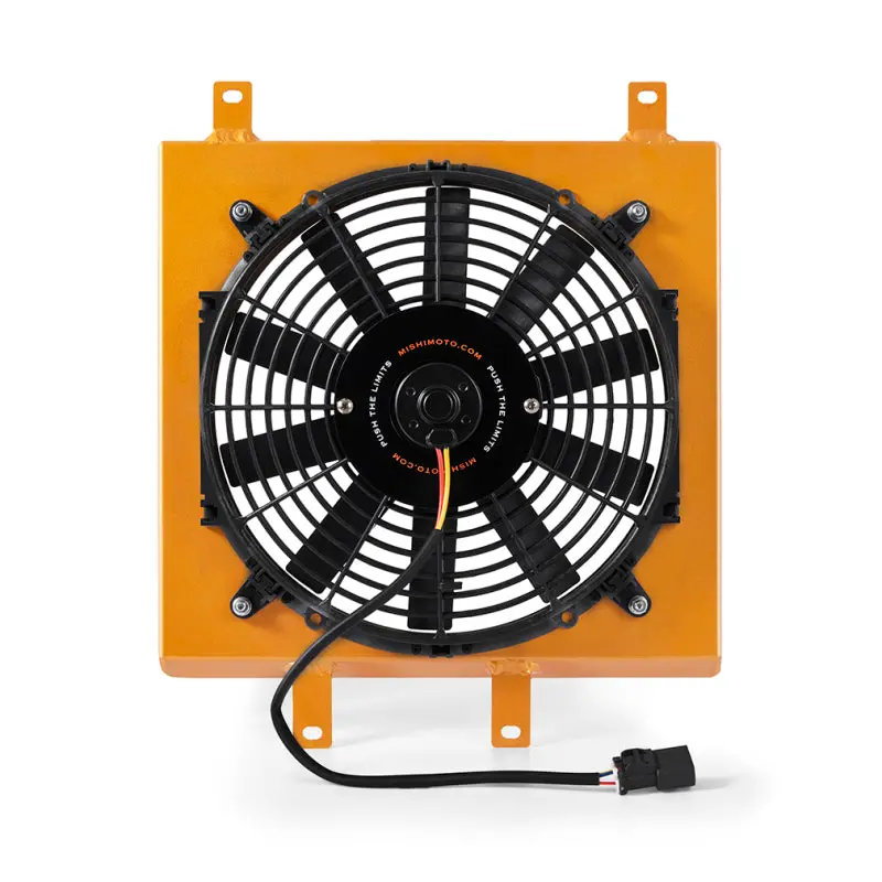 Mishimoto 92-00 Honda Civic Aluminum Fan Shroud Gold 1