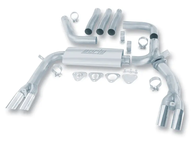 Borla 84-92 Chevrolet Camaro / Pontiac Trans Am 5.0L/5.7L V8 3In Adj Ss Cat-Back Exhaust W/ Adapters 1