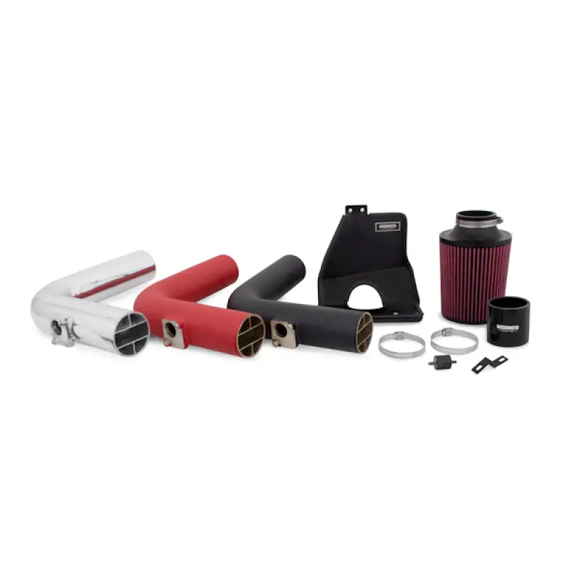 Mishimoto 08+ Subaru Wrx/Sti Performance Cold Air Intake Kit - Wrinkle Red 1