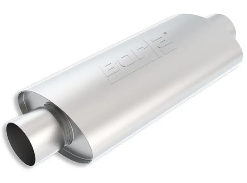 Borla Xr-1 Racing Sportsman 4In Inlet/Outlet Center/Center Oval Muffler-4.5In Diameter X 12In Length 1