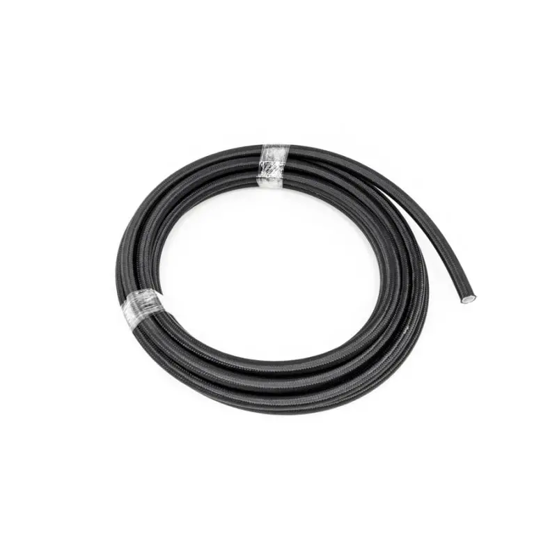 Deatschwerks 8An Black Nylon Braided Ptfe Hose 20 Feet 1