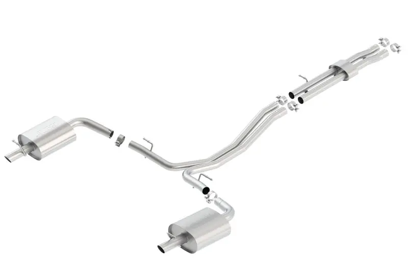 Borla 2016 Ford Explorer 3.5L Ecoboost Dual Split Rear Ext Ss S-Type Cb Exhaust (No Tips) 1
