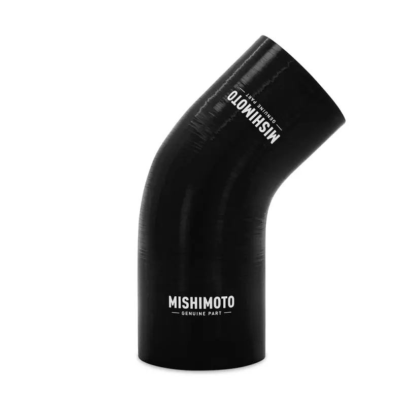 Mishimoto Silicone Reducer Coupler 45 Degree 3In To 3.25In - Black 1