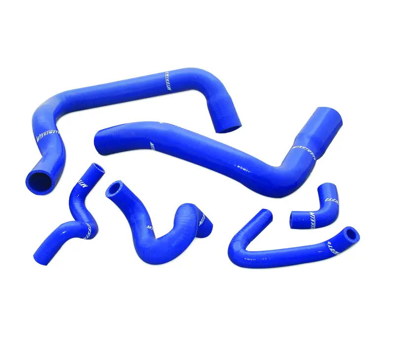 Mishimoto 86-93 Ford Mustang Blue Silicone Hose Kit 2